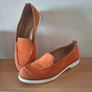 NATURALIZER Women's Annie Slip-On Loafers Shoes 8.5 M  Orange Heel Pull-Tab